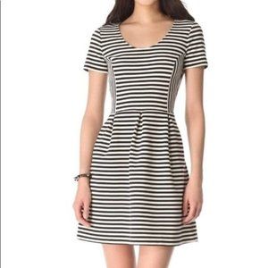 Madewell Bistro Striped Dress with Pockets